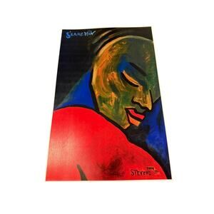 Larry Stevens 2004 Searchin Abstract Expressionist Art Print